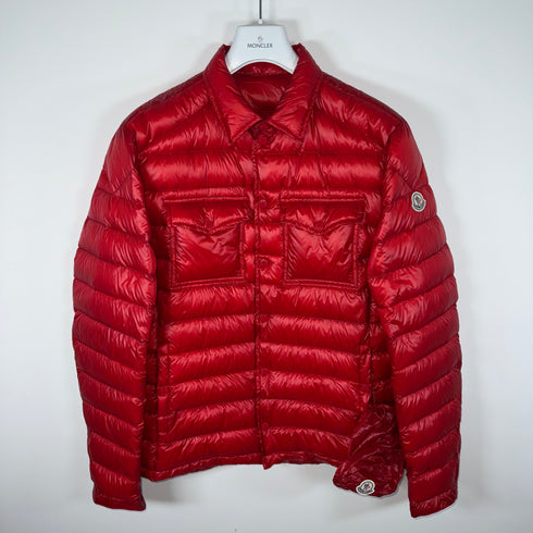 Moncler Gregoire Men’s Jacket - Size 5 (XL) - Red