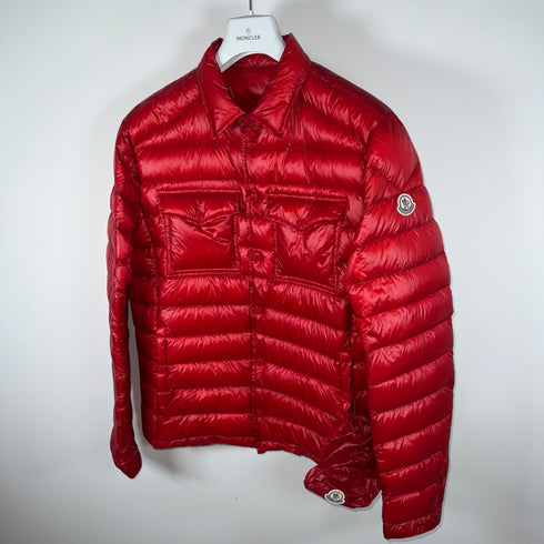 Moncler Gregoire Men’s Jacket - Size 5 (XL) - Red