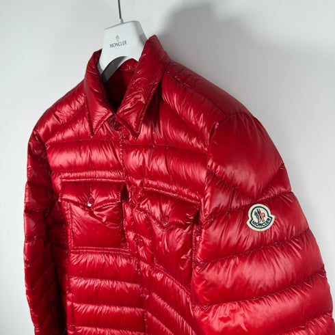 Moncler Gregoire Men’s Jacket - Size 5 (XL) - Red