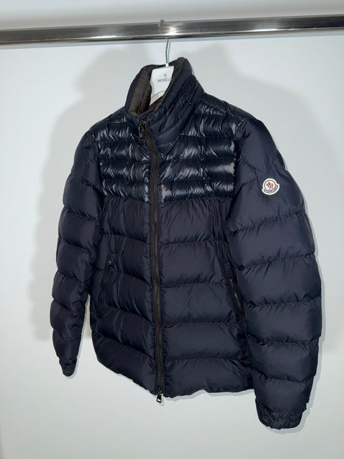 Moncler Dinant Jacket Size 4 Navy Blue