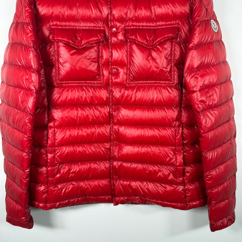 Moncler Gregoire Men’s Jacket - Size 5 (XL) - Red