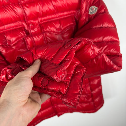 Moncler Gregoire Men’s Jacket - Size 5 (XL) - Red