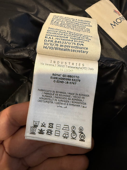 Moncler Royat Jacket Size 1 Black