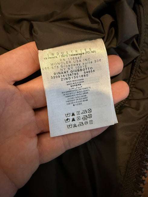 Moncler Dinant Jacket Size 4 Navy Blue