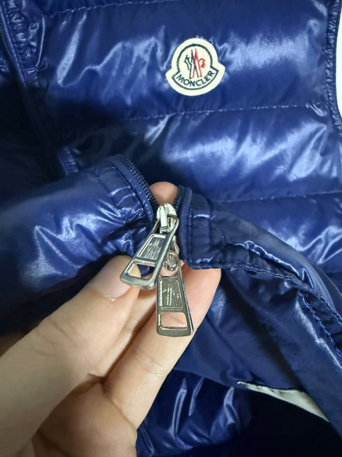 Moncler Gui Gilet Size 4 Blue