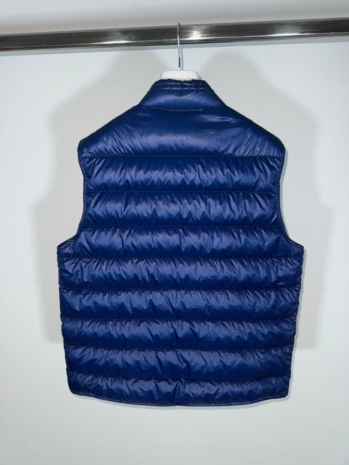 Moncler Gui Gilet Size 4 Blue