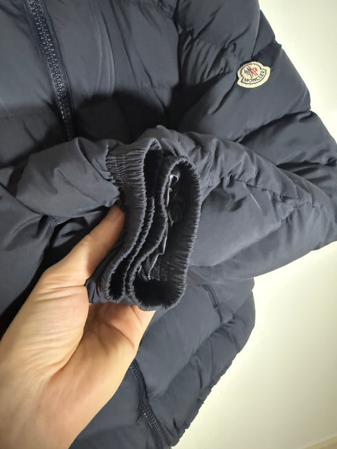 Moncler Brique Jacket Size 5 Navy Blue