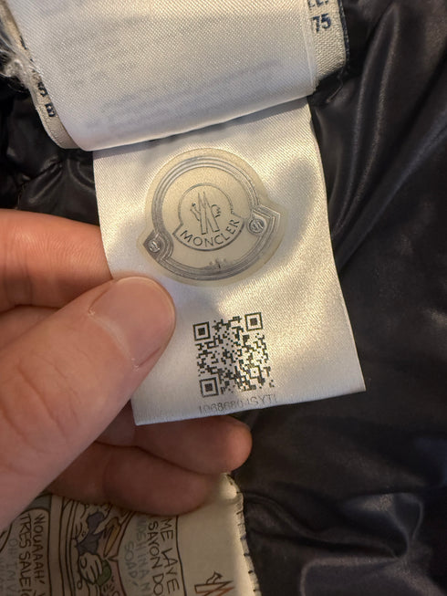 Moncler Brique Jacket Size 5 Navy Blue