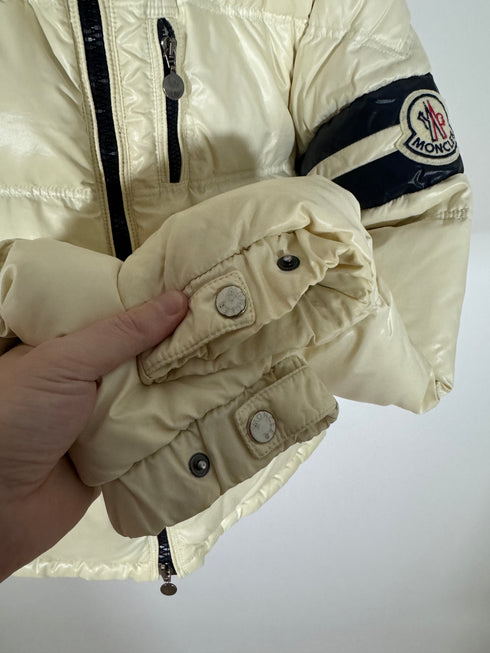 Moncler Eric jacket size 5 cream white