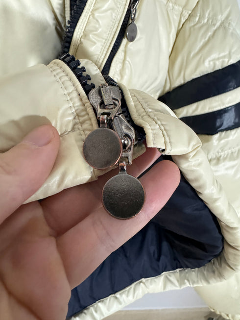 Moncler Eric jacket size 5 cream white