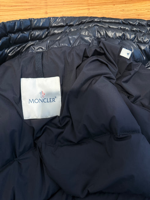 Moncler Rouillac Jacket Size 4 Navy Blue