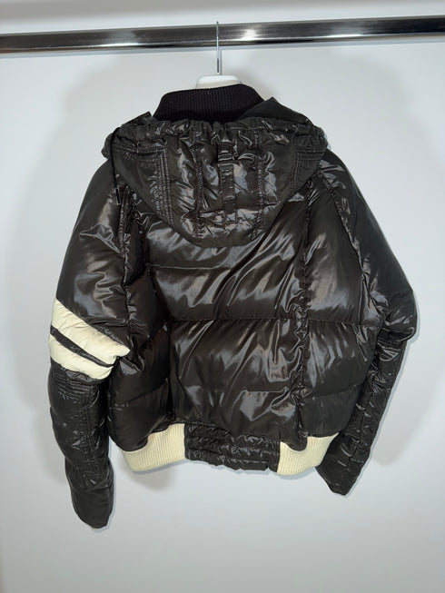 Moncler Leon Jacket Size 7 Brown