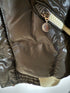 Moncler Leon Jacket Size 7 Brown