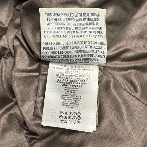 Moncler Suisse Women’s Jacket - Size 4 (L/XL) - Grey