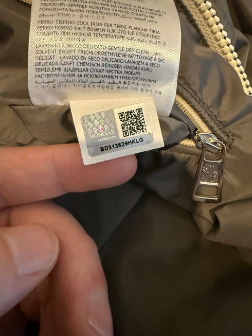 Moncler Albert Jacket Size 2 Grey
