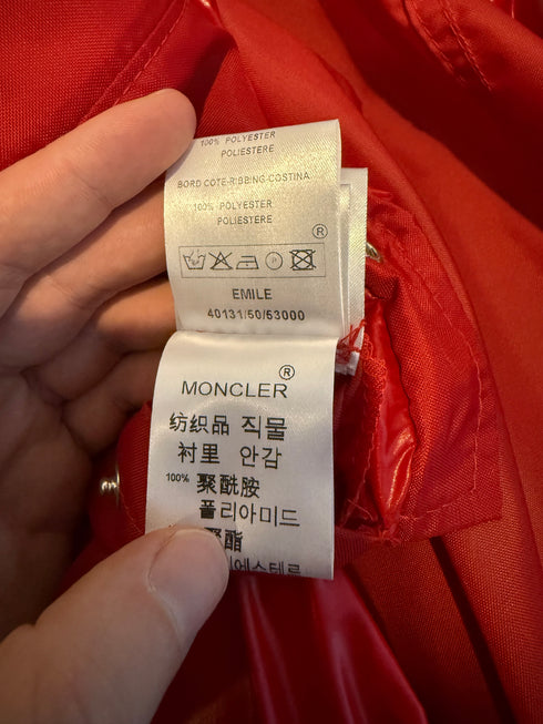 Moncler Emile Jacket Size 4 Red