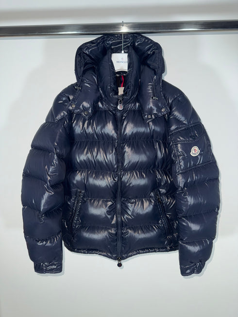 Moncler Maya Jacket Size 2 Navy Blue