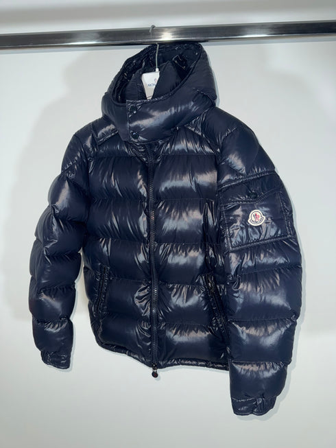 Moncler Maya Jacket Size 2 Navy Blue