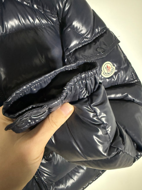 Moncler Maya Jacket Size 2 Navy Blue