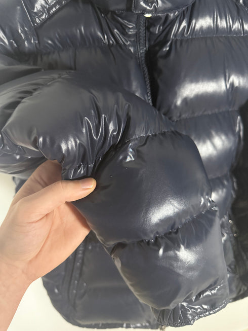 Moncler Maya Jacket Size 2 Navy Blue