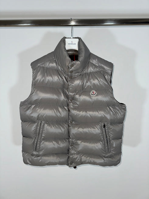 Moncler Gilet Tib vest size 5 silver grey