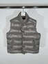 Moncler Gilet Tib vest size 5 silver grey