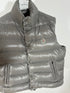 Moncler Gilet Tib vest size 5 silver grey