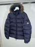 Moncler Marque Jacket Size 6 Navy Blue