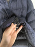 Moncler Marque Jacket Size 6 Navy Blue