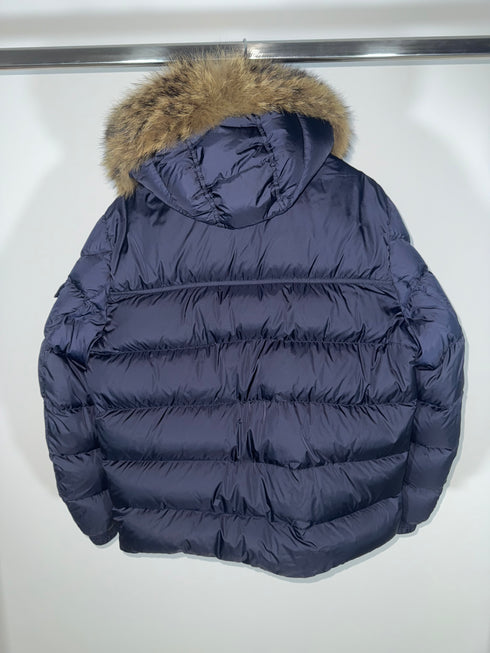 Moncler Marque Jacket Size 6 Navy Blue