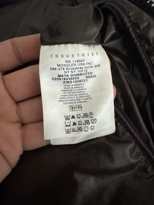Moncler Maya Jacket size 7 purple