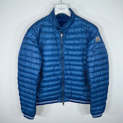 Moncler David Men’s Jacket - Size 2 (S) - Blue