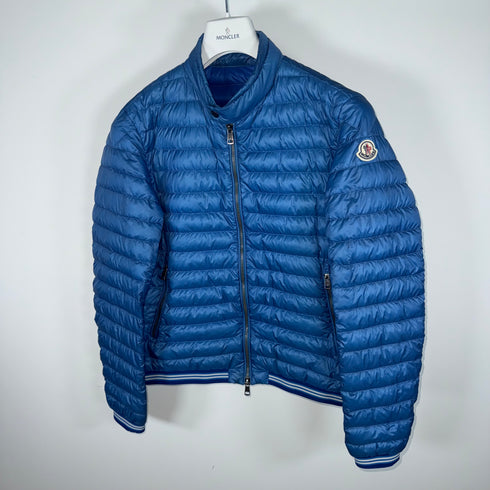 Moncler David Men’s Jacket - Size 2 (S) - Blue