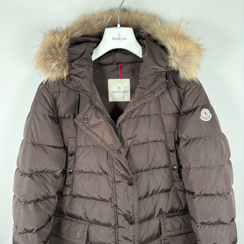 Moncler Mer Women’s Jacket - Size 5 (XL) - Brown