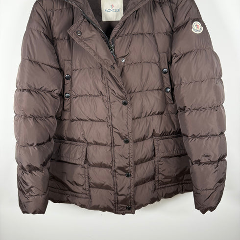 Moncler Mer Women’s Jacket - Size 5 (XL) - Brown