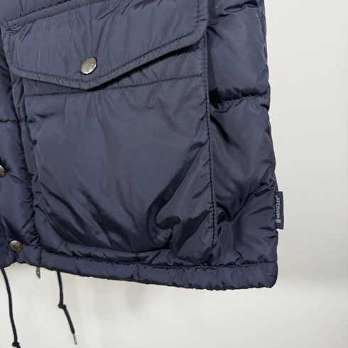 Moncler Tapajos Men’s Gilet - Size 5 (XL) - Navy Blue