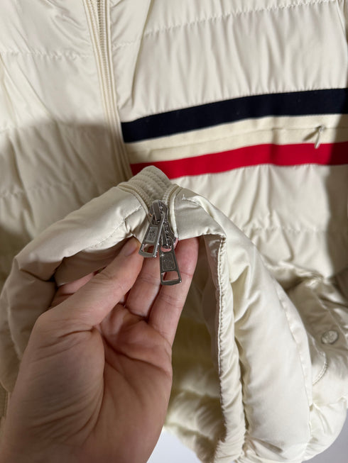 Moncler Yeres Jacket Size 3 Cream White