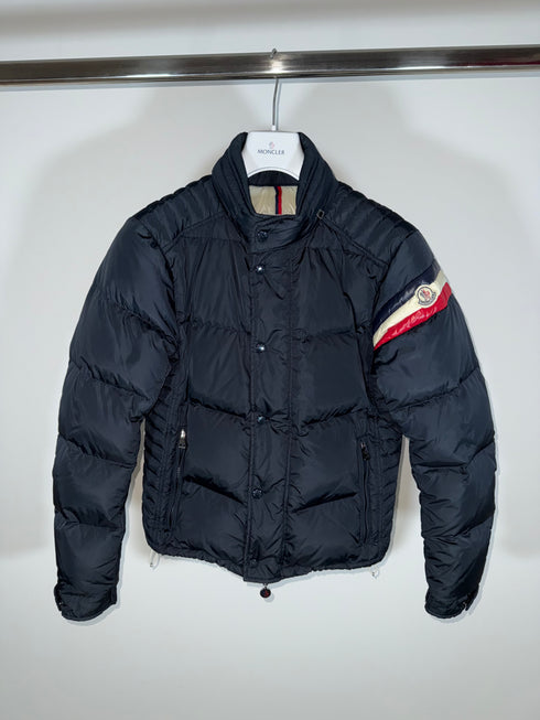 Moncler Chamonix Jacket Size 2 Navy Blue