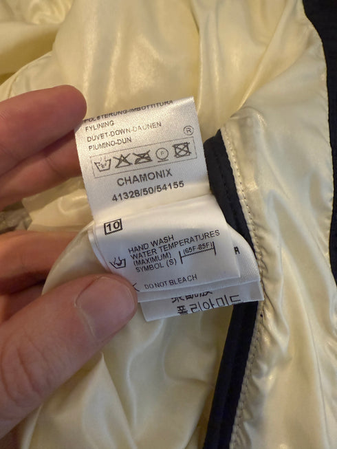 Moncler Chamonix Jacket Size 2 Navy Blue