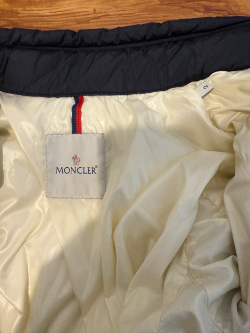 Moncler Chamonix Jacket Size 2 Navy Blue