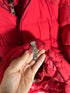 Moncler Brique Jacket Size 5 Red