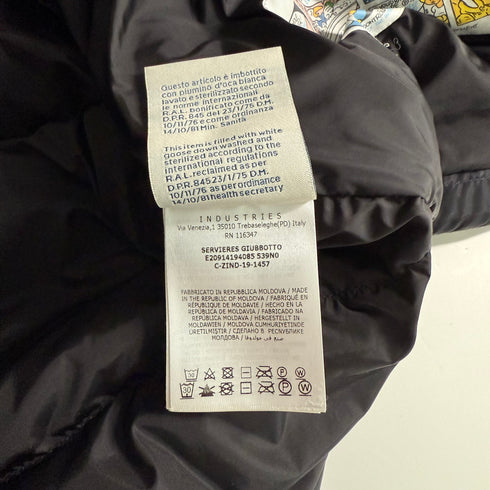 Moncler Servieres Men’s Jacket - Size 1 (S) - Black Ski Print