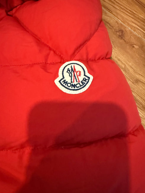 Moncler Brique Jacket Size 5 Red