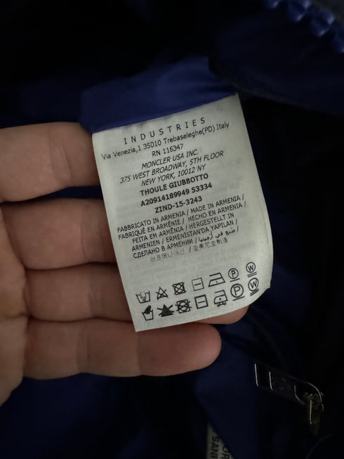 Moncler Thoule jacket size 4 navy blue