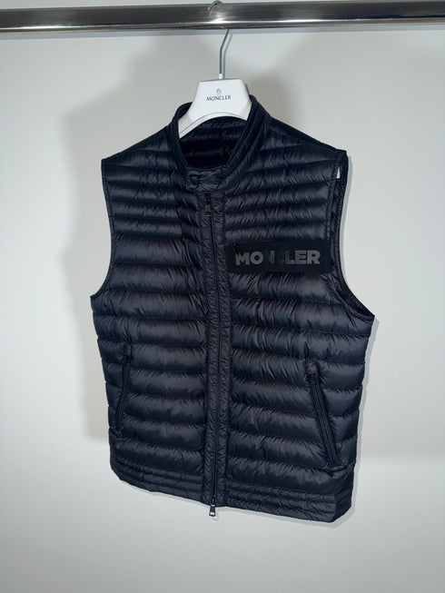 Moncler Roussilon Gilet Size 3 Black