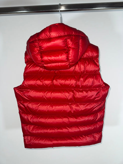 Moncler Bartholome Gilet Size 2 Red