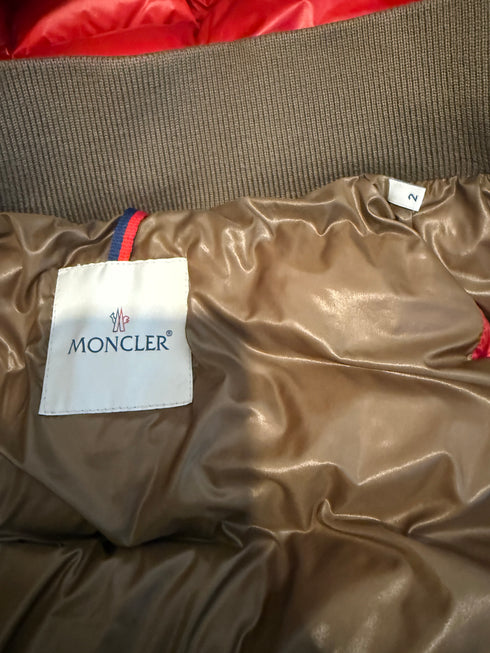 Moncler Bartholome Gilet Size 2 Red