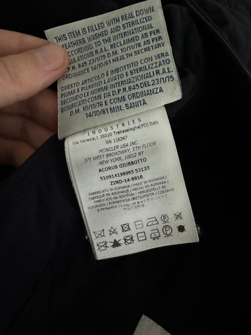 Moncler Jacket Acorus size 4 matte black