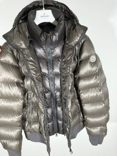 Moncler Marque Jacket Size 5 Grey