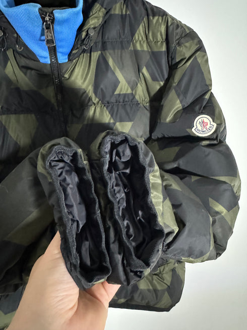 Moncler Clamart Jacket size 4 mosaic green